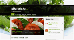 Desktop Screenshot of idee-salade.com